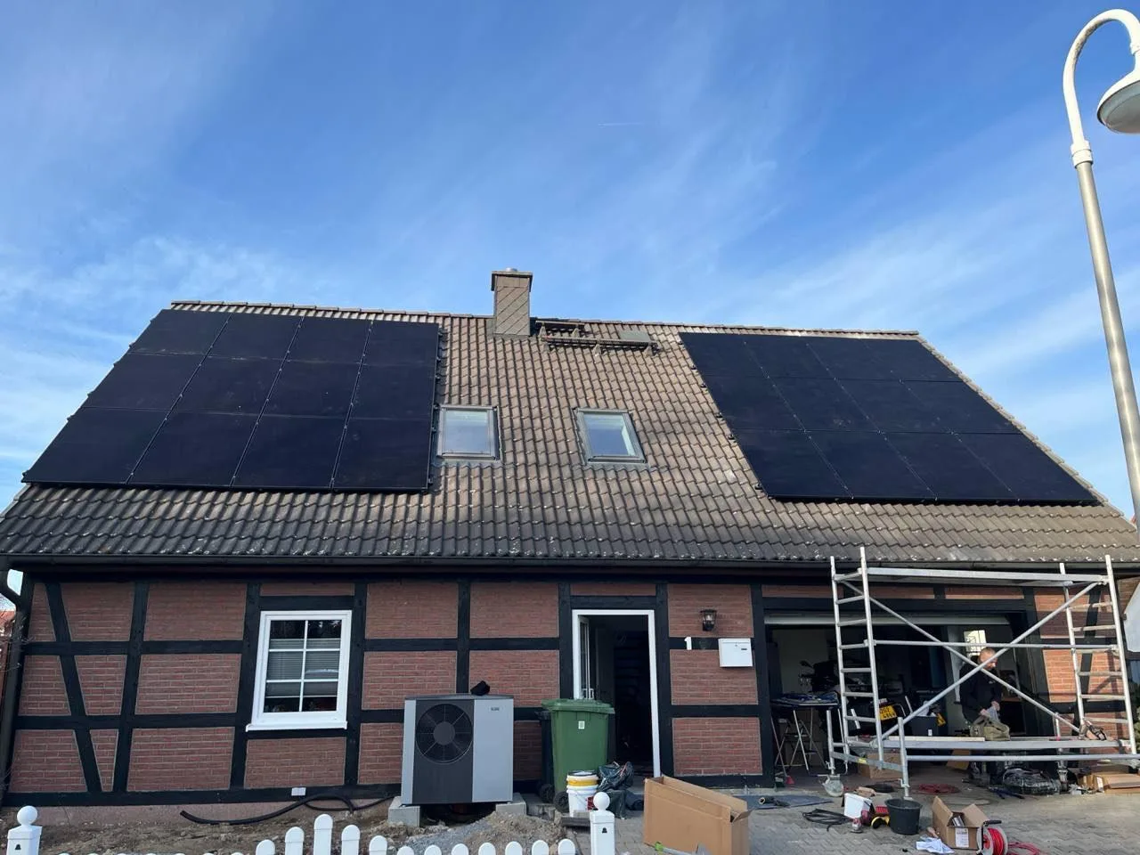 Photovoltaikanlage Fachwerkhaus