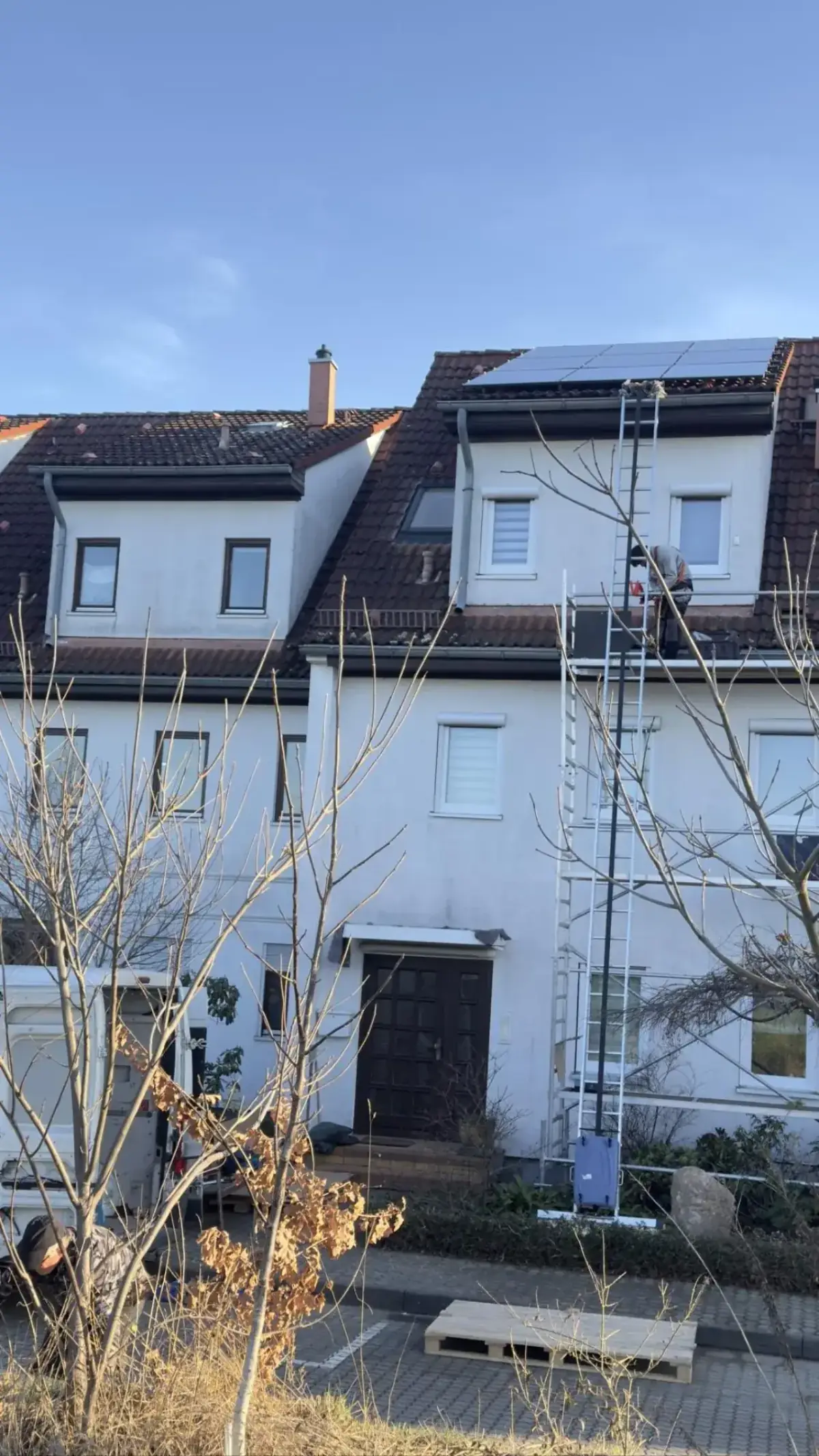 PV-Montage Stadthaus